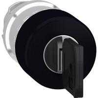 Schneider Electric ZB4BS72 ZB4BS72 Terugstelbaar, Vergrendelbaar (Ø) 22 mm Zonder markering Chroom, Zwart 1 stuk(s)