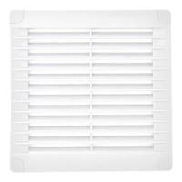 Ventilatierooster EDM 87702 Wit 15 x 15 cm