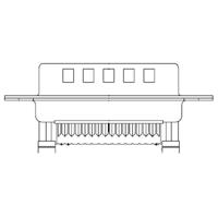 Molex 1727040076 D-sub connector Aantal polen: 9 1 stuk(s) Box