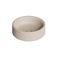 Waskom Salenzi Idilla 40 cm Deens Ovaal Mat Beige (incl. plug)