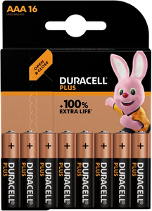 Duracell Plus 100 Wegwerpbatterij AAA Alkaline