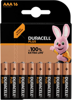 Duracell Plus 100 Wegwerpbatterij AAA Alkaline - thumbnail