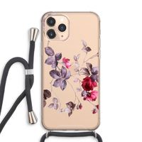 Mooie bloemen: iPhone 11 Pro Max Transparant Hoesje met koord Mooie bloemen: iPhone 11 Pro Max Transparant Hoesje met koord
