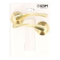Handgrepen EDM 86031 707 Aluminium Ø 6,5 x 12 cm Blik Gouden