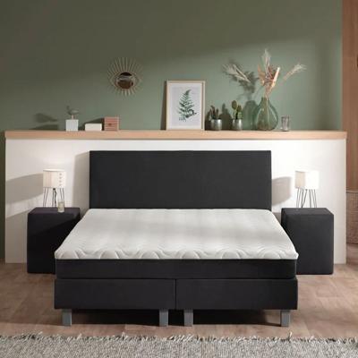 Boxspring Julia Relax 180x210 Cm Zwart Incl. Montage Vlak Dekbed Discounter - Dekbed-Discounter.nl