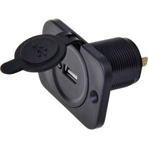 IWH USB-inbouwstopcontact 12/24 Volt 2100mA Stroombelasting (max.): 2.1 A 12 of 24 V=