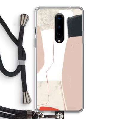 Lava: OnePlus 8 Transparant Hoesje met koord