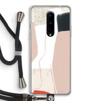 Lava: OnePlus 8 Transparant Hoesje met koord