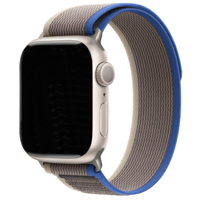 Apple Watch Nylon Trail Band - Blauw Grijs -