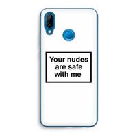Safe with me: Huawei P20 Lite Transparant Hoesje