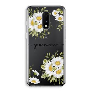 Daisies: OnePlus 7 Transparant Hoesje
