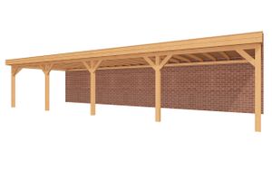 YARD Outdoor veranda SUBLIME Plat dak - 1200x400 cm- Plat dak- - YARD Outdoor