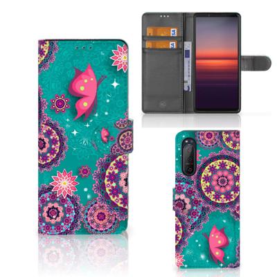 Sony Xperia 5II Hoesje Cirkels en Vlinders