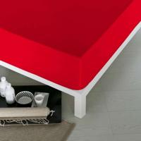 Verstelbaar onderlaken Naturals Rood Afmetingen VK tweepersoonsbed (135 x 190 cm)