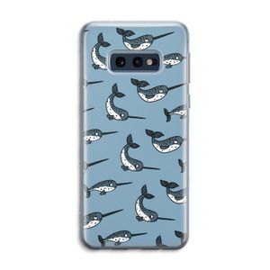 Narwhal: Samsung Galaxy S10e Transparant Hoesje