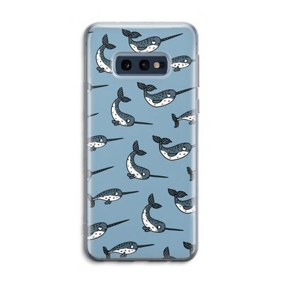 Narwhal: Samsung Galaxy S10e Transparant Hoesje