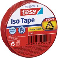 tesa 56192-00013-22 Isolatietape Rood (l x b) 10 m x 15 mm 1 stuk(s) - thumbnail