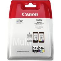 Canon PG-545/CL-546 Multipack inktcartridge 2 stuk(s) Origineel Zwart, Cyaan, Magenta, Geel - thumbnail