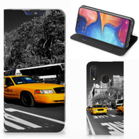 Samsung Galaxy A20e Book Cover New York Taxi - thumbnail