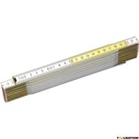 Stanley Handgereedschap duimstok geel/wit | 2m - 15mm - 0-35-458