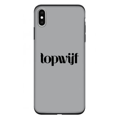 Topwijf Grijs Zwart: iPhone XS Max Tough Case