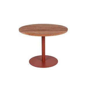 MaximaVida ronde eettafel Java roestbruin 100 cm - zware 55 kg uitvoer