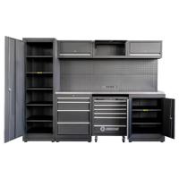 KS Tools 866.6000 Werkplaatskastsysteem, RVS plaat (b x h x d) 2640 x 1890 x 500 mm