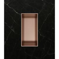 Hotbath &More Inbouwnis - 30 x 15 x 10 cm - Frameless - Geborsteld Koper PVD