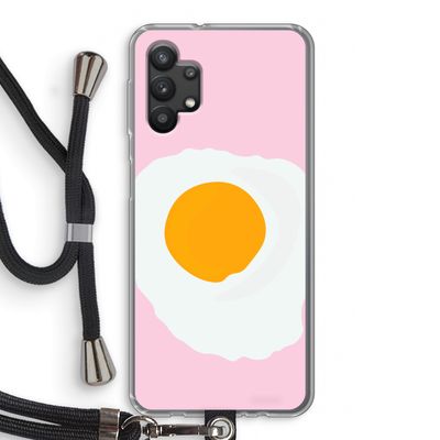 Sunny side up: Samsung Galaxy A32 5G Transparant Hoesje met koord