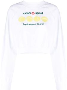 Casablanca sweat Casa Sport Tennis Balls en coton biologique