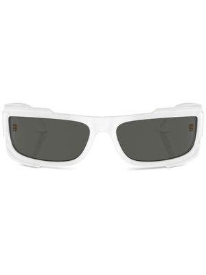 Versace Eyewear lunettes de soleil Medusa à monture carrée - Blanc
