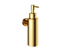 Hotbath Cobber zeepdispenser wandmodel 17,8 x 5 x 10,9 cm, gepolijst messing - thumbnail