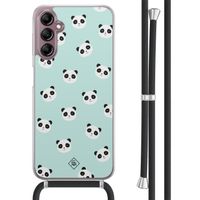 Samsung Galaxy A14 hoesje met koord - Panda print