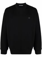 Acne Studios sweat oversize à patch Face - Noir