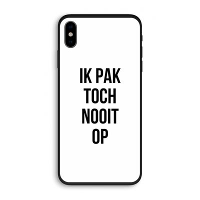 Ik pak nooit op: iPhone XS Biologisch afbreekbaar hoesje