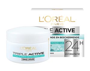 L&apos;Oréal Paris Triple Active Dagcrème Normale, Gemengde Huid