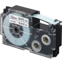 Gelamineerde Tape voor Labelmakers Casio XR-12WE Wit Zwart Gelamineerde Tape voor Labelmakers Casio XR-12WE Wit Zwart