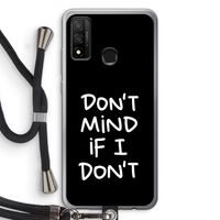 Don't Mind: Huawei P Smart (2020) Transparant Hoesje met koord