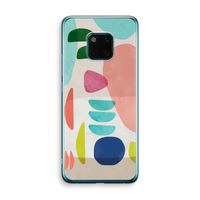 Bold Rounded Shapes: Huawei Mate 20 Pro Transparant Hoesje