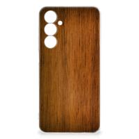 Samsung Galaxy A54 5G | Bumper Hoesje | Donker Hout