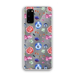 Bloemetjes: Samsung Galaxy S20 Transparant Hoesje