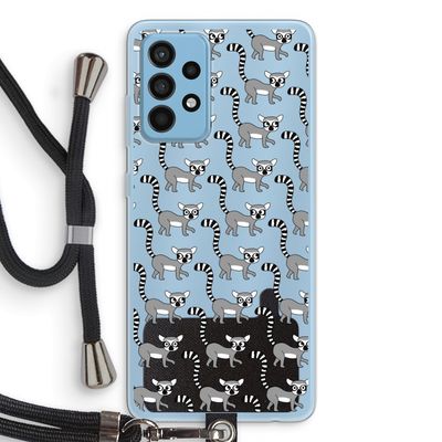 Makis: Samsung Galaxy A52 Transparant Hoesje met koord