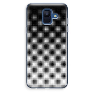 Musketon Halftone: Samsung Galaxy A6 (2018) Transparant Hoesje