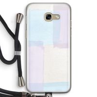 Square pastel: Samsung Galaxy A5 (2017) Transparant Hoesje met koord