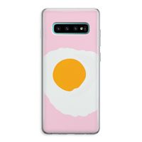 Sunny side up: Samsung Galaxy S10 Plus Transparant Hoesje