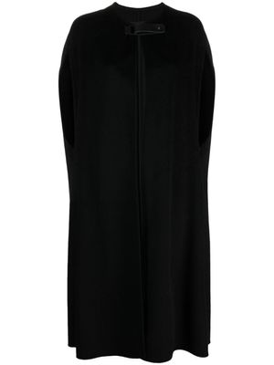 Fabiana Filippi cape en maille à design sans manches - Noir