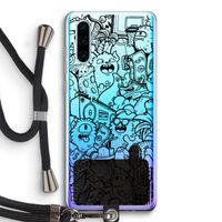 Vexx Black City : Huawei P30 Transparant Hoesje met koord