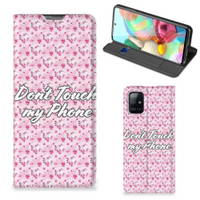 Samsung Galaxy A71 Design Case Flowers Pink DTMP - thumbnail