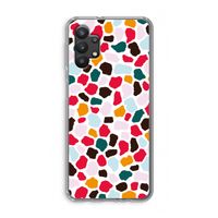 Colored Giraffe: Samsung Galaxy A32 5G Transparant Hoesje