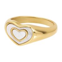 iXXXi Fame Ring Lovina White | Goud